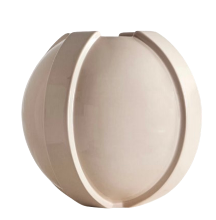 Vinci 01 ceramic vase off white