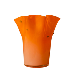 orange petal vase