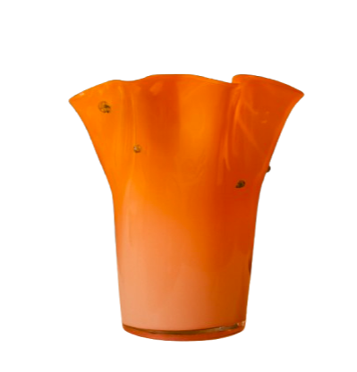 orange petal vase