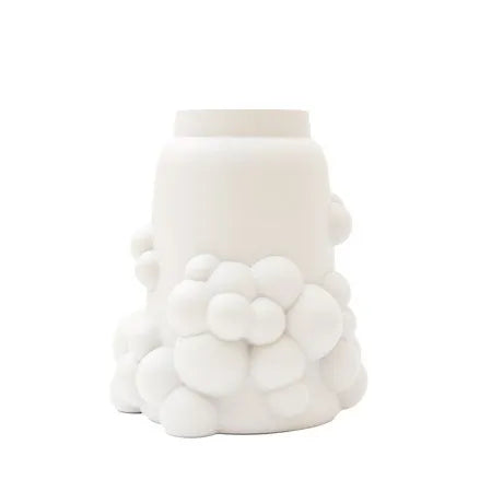 bubble vase white