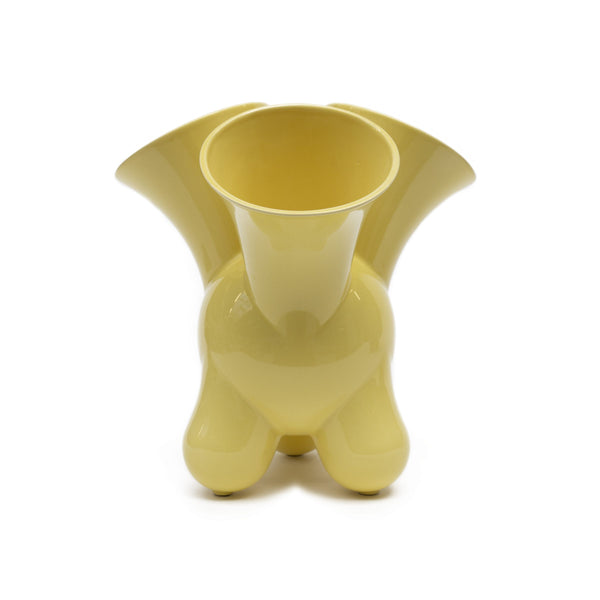 doodle vase yellow