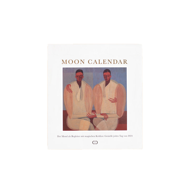 moon calendar - wrapped with flower