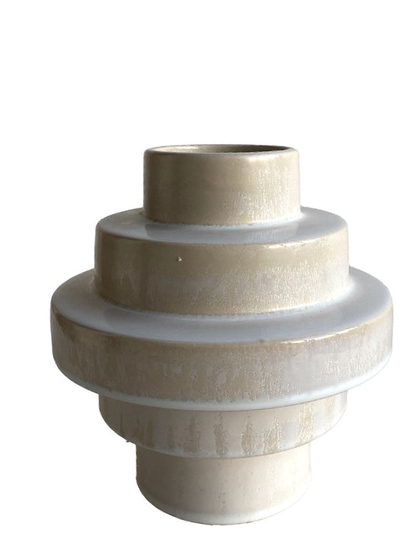 stepped pyramid vase